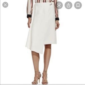 Vince Camuto White Belted Skirt 10